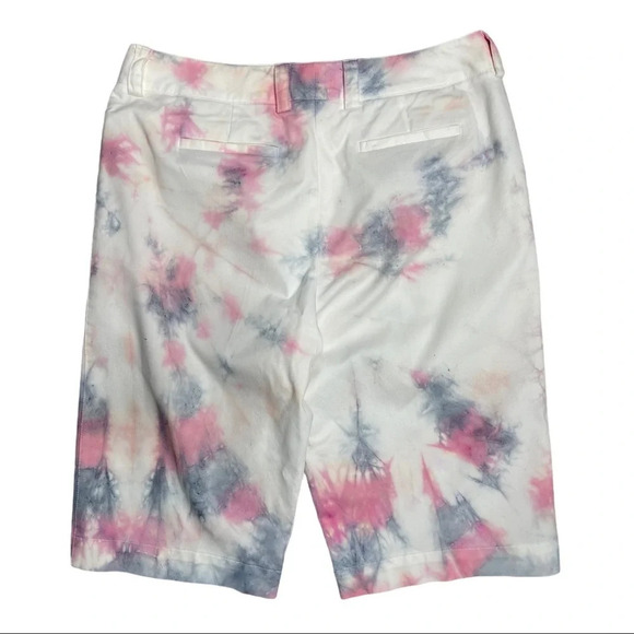 🛍️3/$40 Talbots Shorts Upcycled Hand Dyed Shorts Size 10 - Picture 3 of 8